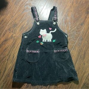 Vintage Baby Togs Cat Corduroy Jumper